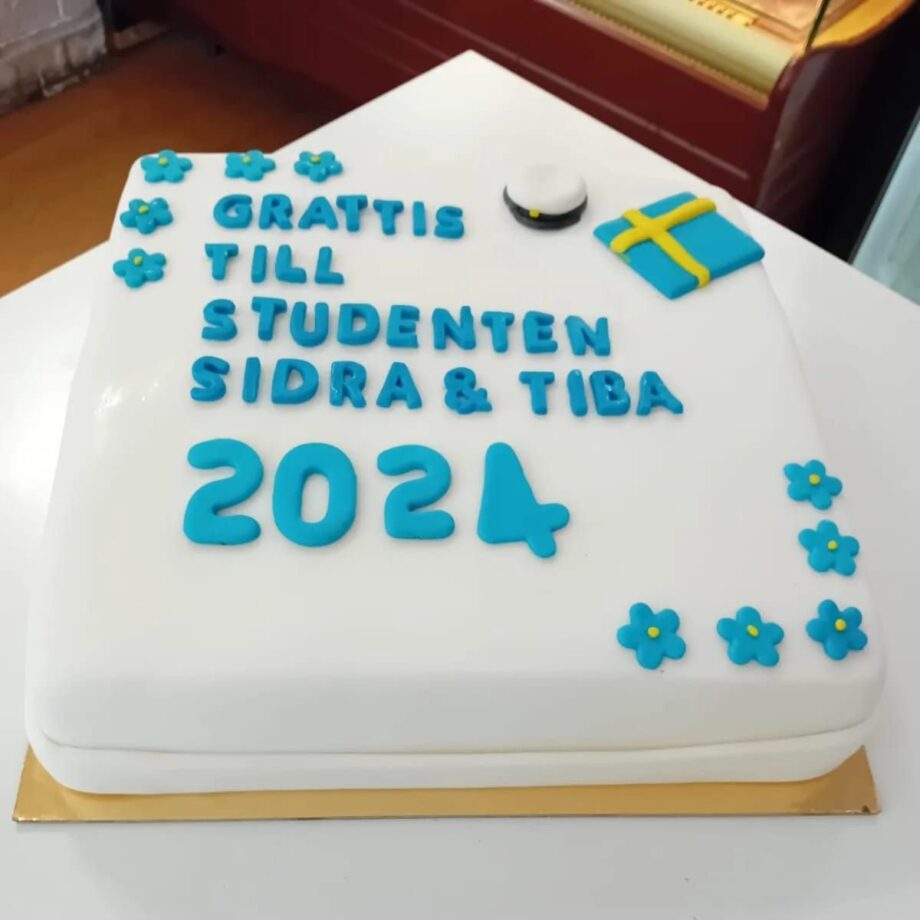 Student tårta mini mössa