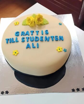 Studenttårta klassisk med Marsipan
